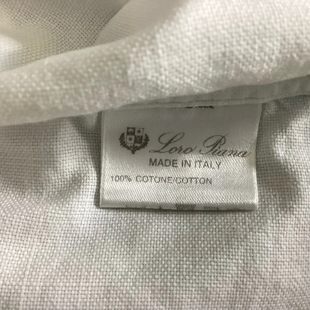 Loro Piana Shirt Cotton Oxford White XXL - Picture 7 of 12